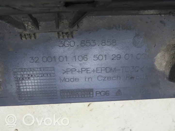 Volkswagen PASSAT B8 Listwa progowa przednia / nakładka 3G0853858