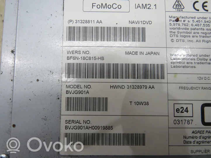 Jaguar XJ X351 Panel / Radioodtwarzacz CD/DVD/GPS BF6N-18C815-HB