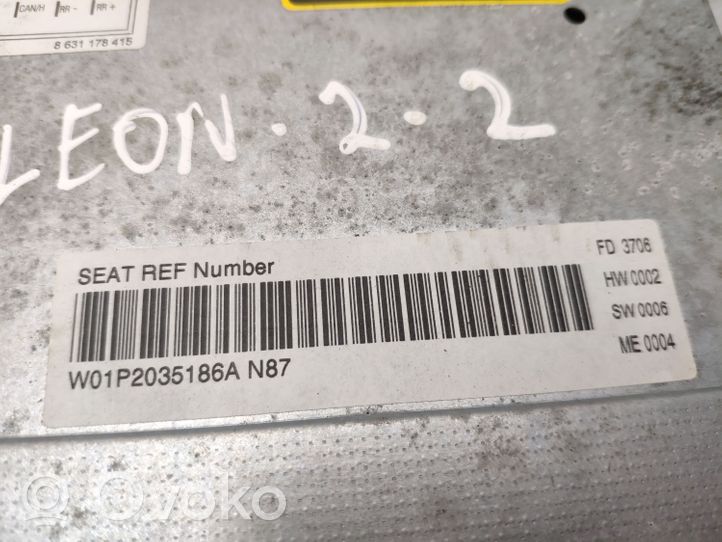 Seat Leon (1P) Radija/ CD/DVD grotuvas/ navigacija 1P2035186A
