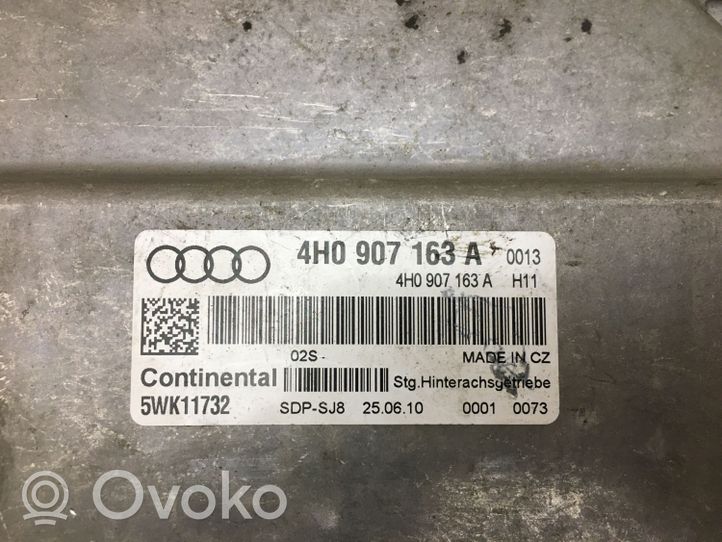 Audi A7 S7 4G Pavarų dėžės valdymo blokas 4H0907163A