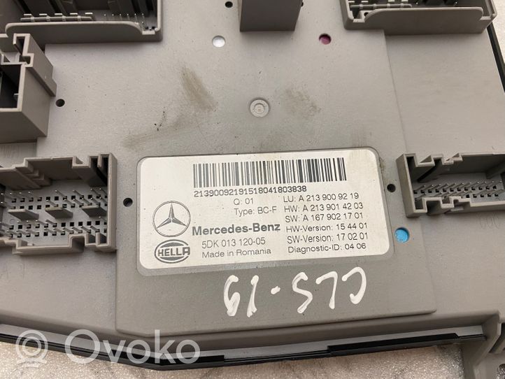 Mercedes-Benz CLS C257 Module confort A2139009219