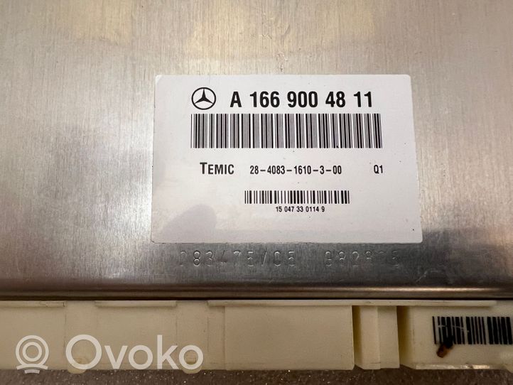 Mercedes-Benz GL X166 ESP (stabilumo sistemos) valdymo blokas A1669004811