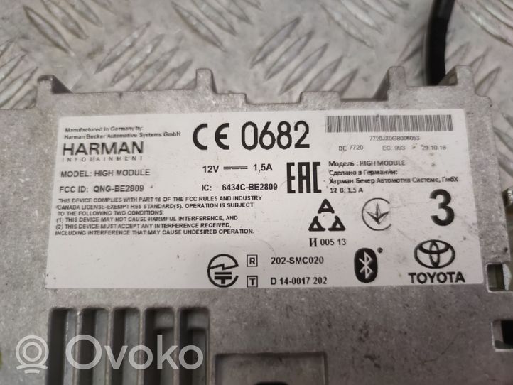 Toyota C-HR Unité / module navigation GPS 6434CBE2809