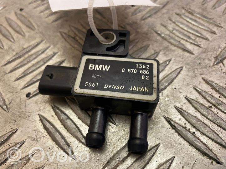 BMW 3 G20 G21 Capteur de pression des gaz d'échappement 8570686