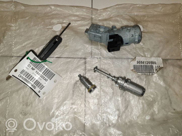 Citroen Berlingo Engine ECU kit and lock set 9664126680