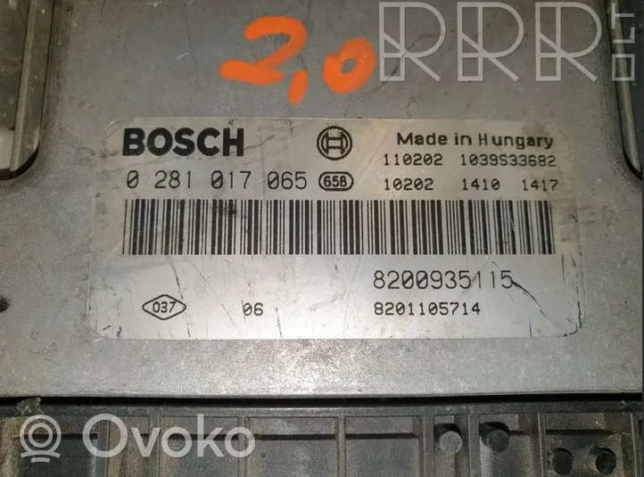 Renault Trafic II (X83) Sterownik / Moduł ECU 8200935115