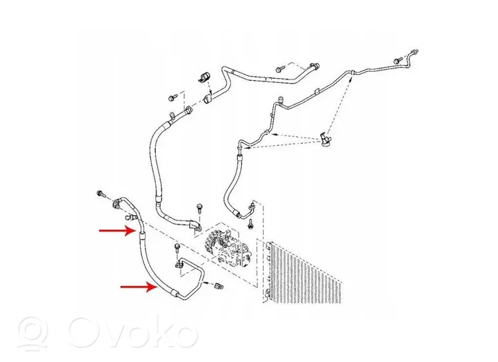 Renault Master III Wąż / Przewód klimatyzacji A/C 924906293R