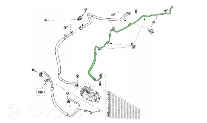 Renault Master III Air conditioning (A/C) pipe/hose 924403876R