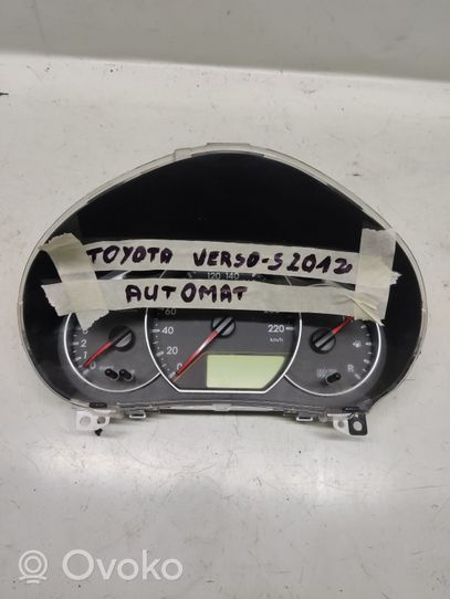 Toyota Verso-S Tachimetro (quadro strumenti) 
