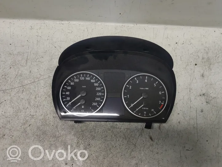 BMW 3 E90 E91 Compteur de vitesse tableau de bord 696577401