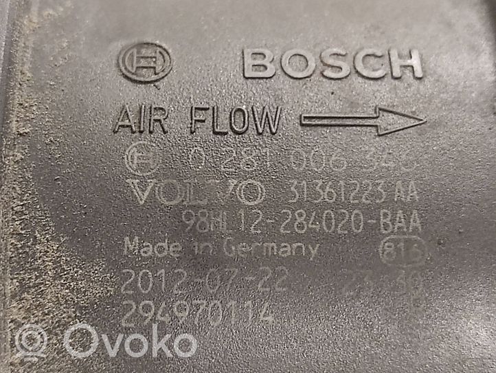 Volvo XC60 Mass air flow meter 31361223