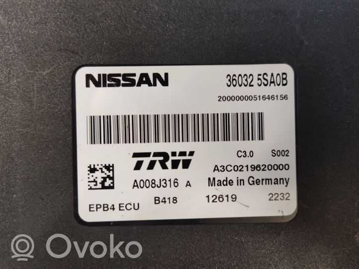 Nissan Leaf II (ZE1) Centralina/modulo sensori di parcheggio PDC 360325SA0B