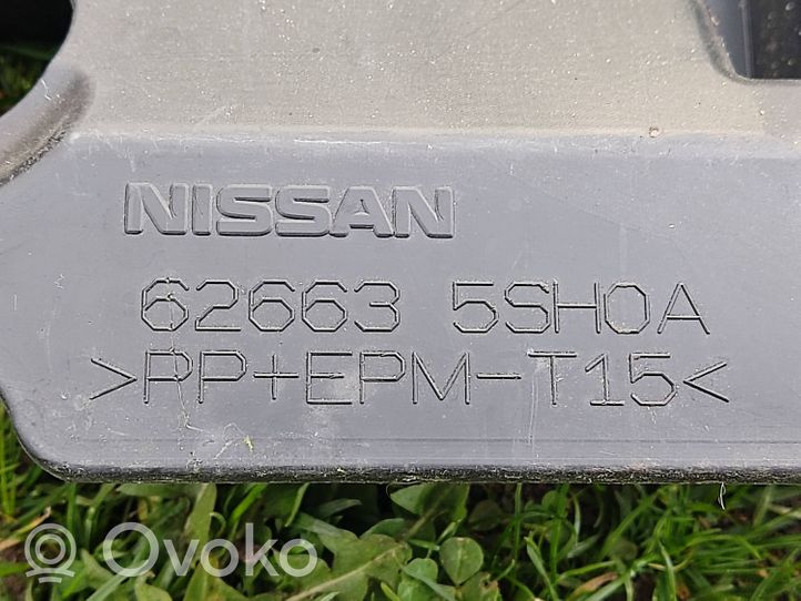 Nissan Leaf I (ZE0) Cache de protection inférieur de pare-chocs avant 626635SH0A