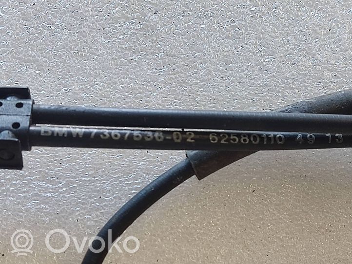 BMW X6 F16 Engine bonnet/hood lock release cable 7367536