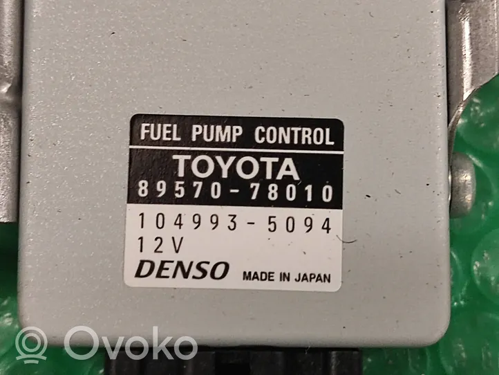 Lexus NX Unidad de control/módulo de la bomba de inyección de combustible 8957078010