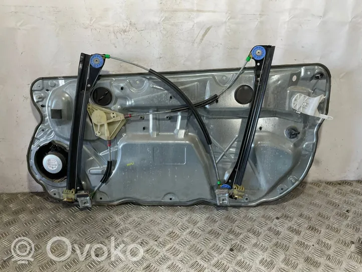 Volkswagen Polo Front door window regulator with motor 6Q3837755A