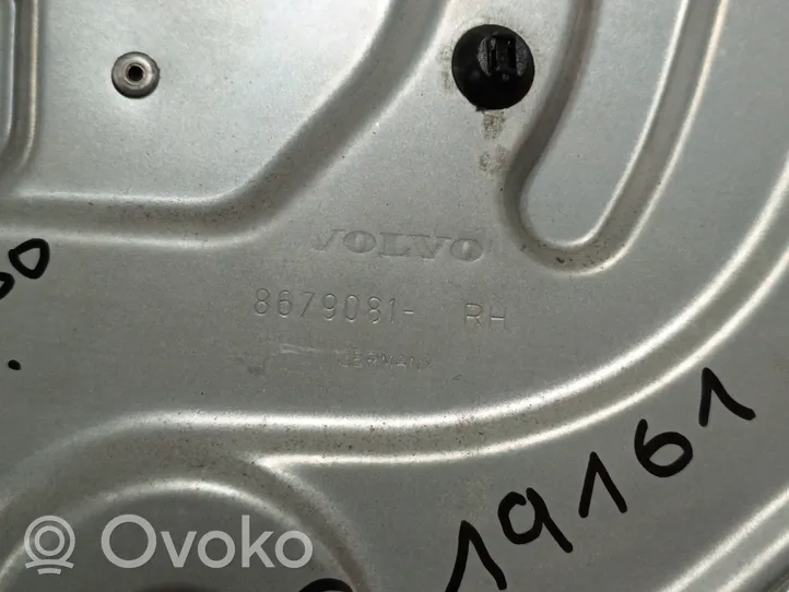 Volvo V50 Podnośnik szyby drzwi z silniczkiem 8679081RH