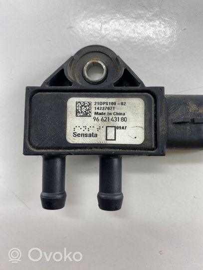 Citroen DS5 Sensore di pressione dei gas di scarico 9662143180