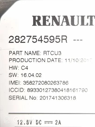 Renault Megane IV Altre centraline/moduli 282754595R
