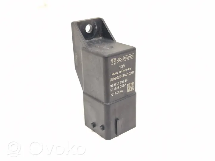 Ford Mondeo MK V Glow plug pre-heat relay 9803299780