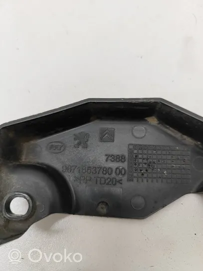 Citroen C4 II Rivestimento della modanatura della chiusura del vano motore/cofano 9671663780