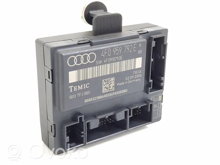 Audi A6 Allroad C6 Durų elektronikos valdymo blokas 4F0959792E