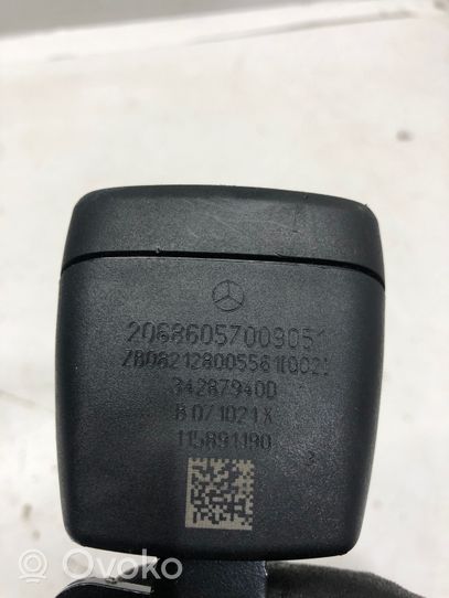 Mercedes-Benz C W206 Boucle de ceinture de sécurité arrière 34287940D