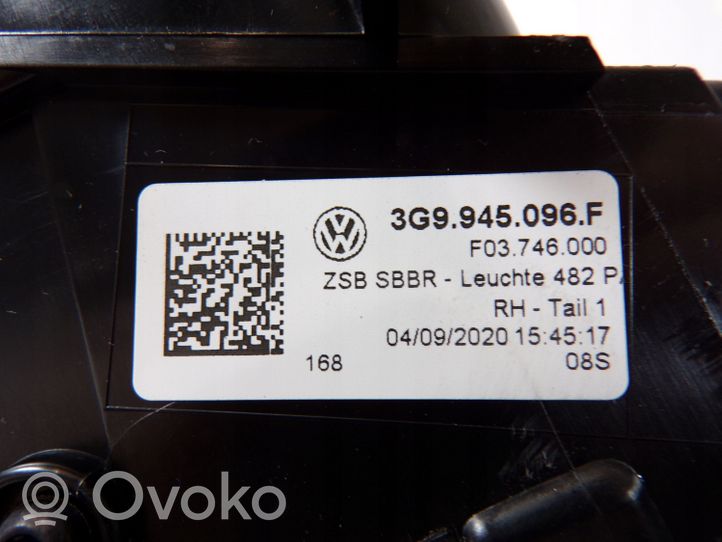 Volkswagen PASSAT B8 Lampa tylna 3G9945096F