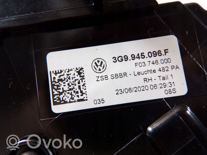 Volkswagen PASSAT B8 Galinių žibintų komplektas 3G9945095F