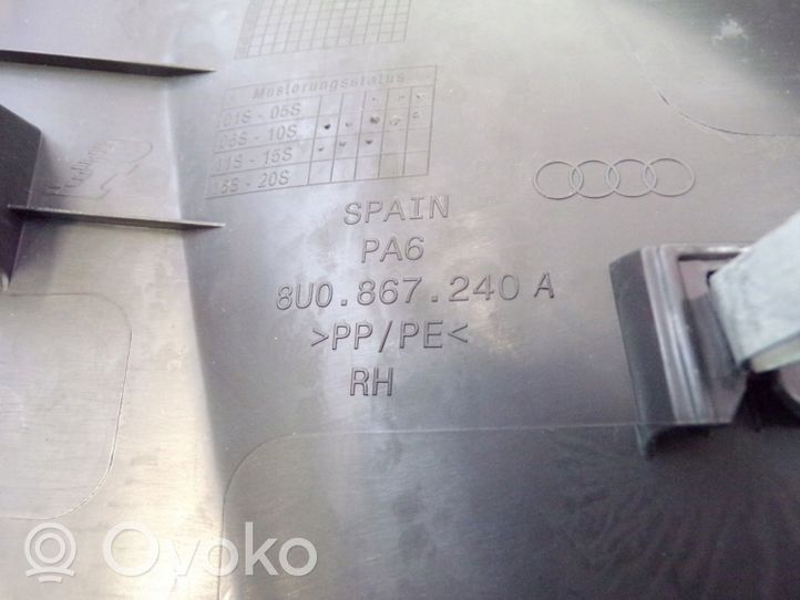 Audi Q3 8U (B) statņa dekoratīvā apdare (apakšdaļa) 8U0867240A