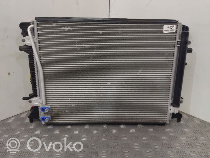 Volkswagen PASSAT B7 Kit Radiateur 1K0121205AD