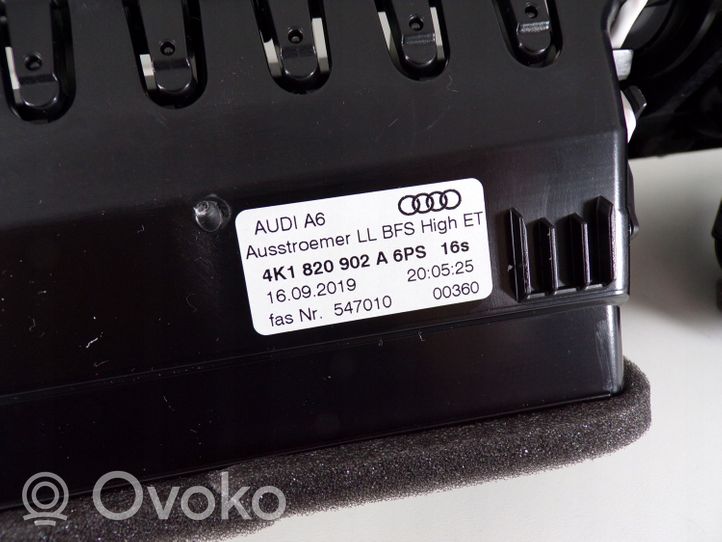 Audi A7 S7 4K8 Grille d'aération centrale 4K1820902A