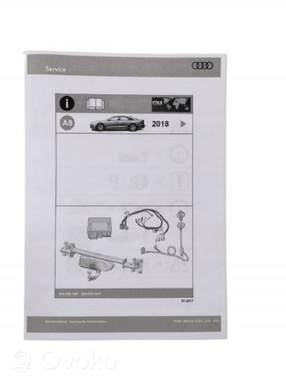 Audi A8 S8 D5 Centralina/modulo rimorchio barra di traino 4M0907383F