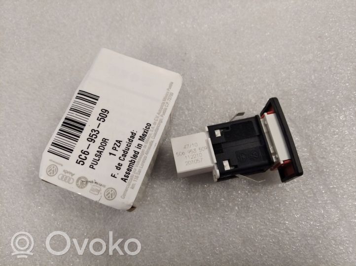 Volkswagen Jetta VI Hazard light switch 5C6953509