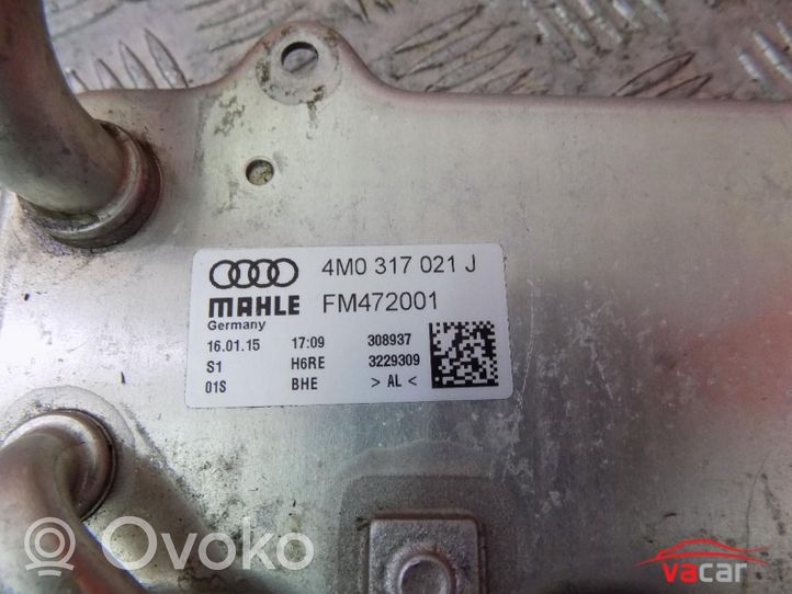 Audi Q7 4M Transmission/gearbox oil cooler 4M0317021J