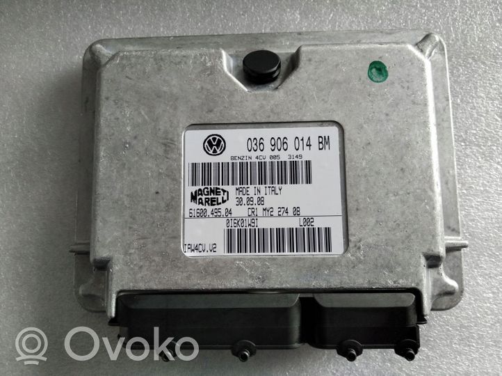 Volkswagen Polo III 6N 6N2 6NF Komputer / Sterownik ECU silnika 036906014BM