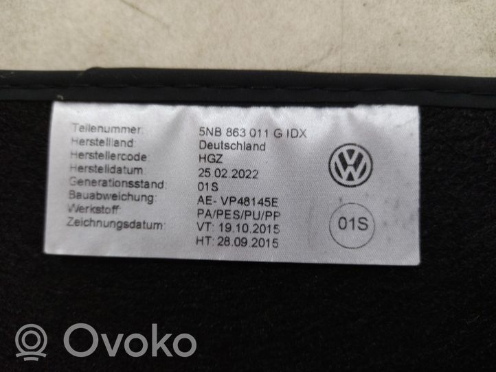 Volkswagen Tiguan Kit tapis de sol auto 5NB863011G