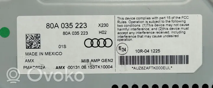 Audi Q5 SQ5 Wzmacniacz audio 80A035223