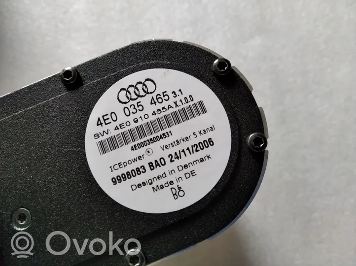 Audi A8 S8 D3 4E Amplificatore 4E0035465