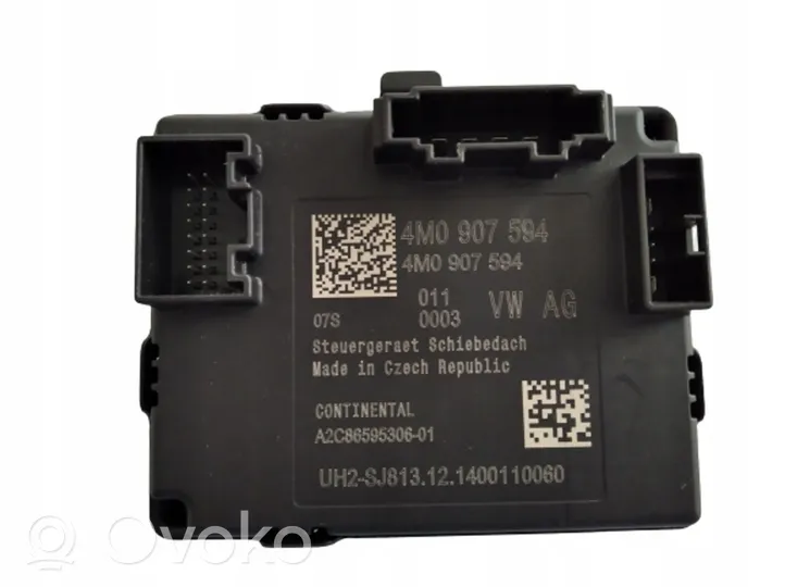 Audi Q7 4M Sunroof control unit/module 4M0907594