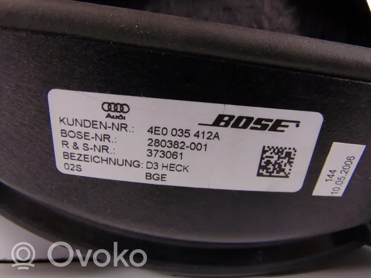 Audi A8 S8 D3 4E Žemo dažnio garsiakalbis 4E0035412A