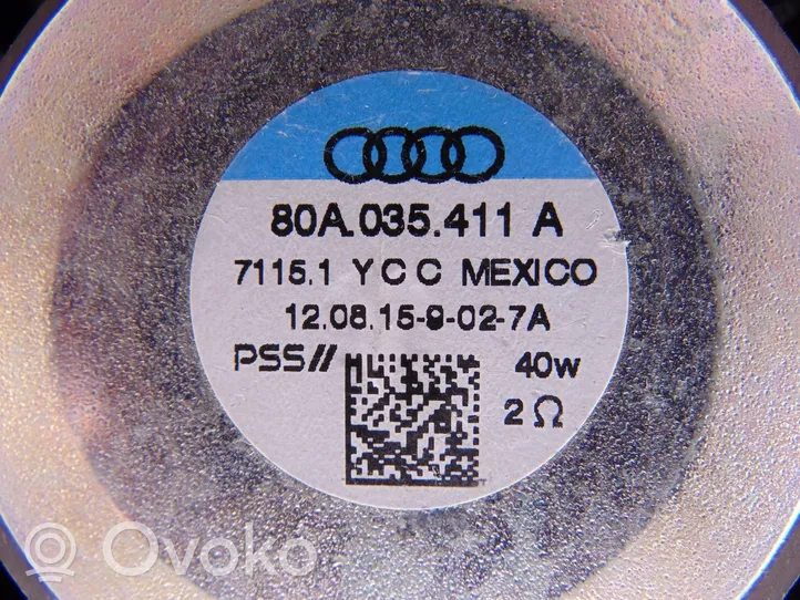 Audi Q5 SQ5 Garsiakalbis (-iai) galinėse duryse 80A035411A