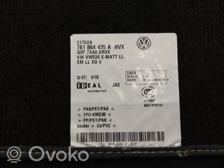 Volkswagen Touareg III Fußmattensatz 761864435A