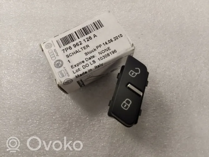 Volkswagen Touareg II Central locking switch button 7P6962126A