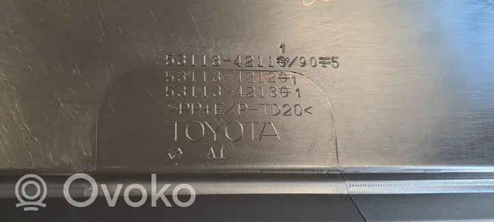 Toyota RAV 4 (XA50) Etupuskurin alempi jäähdytinsäleikkö 5311342121