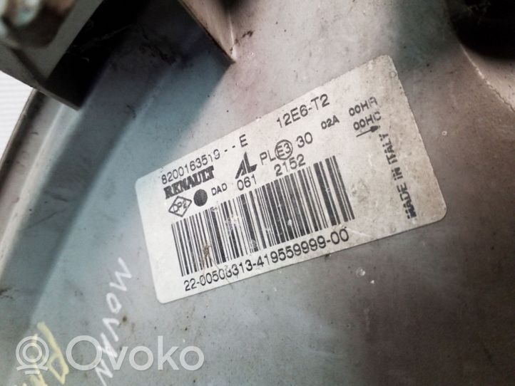 Opel Movano A Phare frontale 8200163519