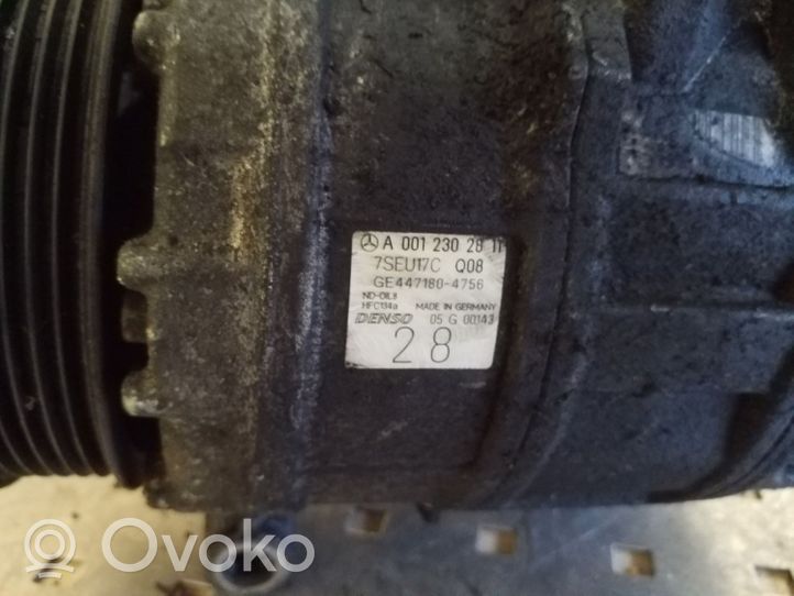 Mercedes-Benz ML W163 Компрессор (насос) кондиционера воздуха A0012302811