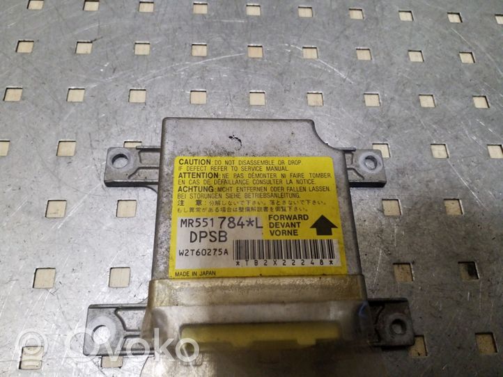 Mitsubishi Pajero Airbag control unit/module MR551784L