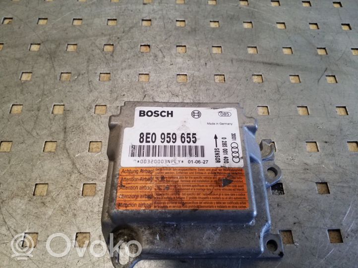 Audi A4 S4 B6 8E 8H Oro pagalvių valdymo blokas 8E0959655