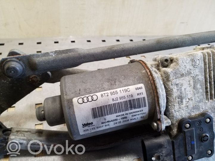 Audi A5 8T 8F Tringlerie d'essuie-glace avant 8T2955119C